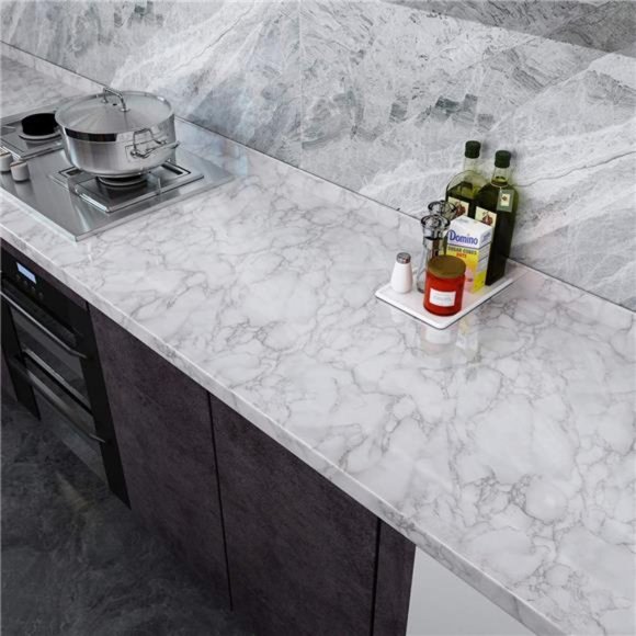 Marble Wallpaper Stick Countertop15.8x78.8 Inch - Picture 3 of 6